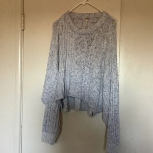 Free people chunky knit sweater